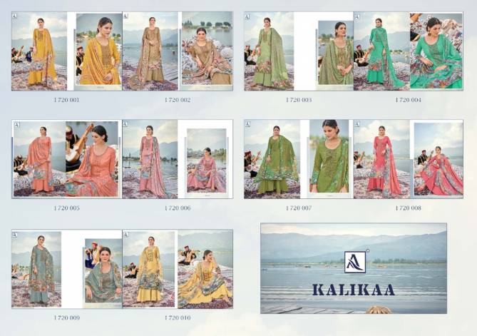 Alok Kalikaa Winter Casual Wear Wool Pashmina Dress Material Collection